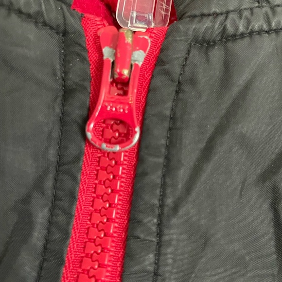 Ohio State Buckeyes embroidered Kids Black and Red Puffer vintage starter Jacket - Picture 5 of 7